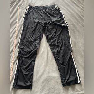 ADIDAS winter break sweatpants, excellent inside & out Y2K skater comfy style, L